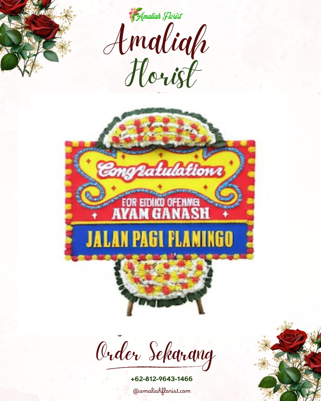 Sewa Papan Bunga Katingan